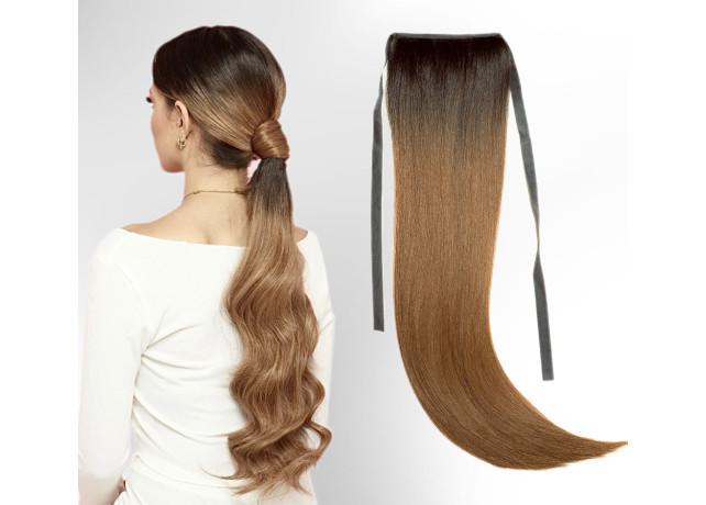 Coada de par Russian Hair Ombre #2/ #8